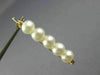 ESTATE AAA SOUTH SEA PEARL 14KT YELLOW GOLD 3D CLASSIC SAFETY PIN #MILANO30