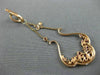 ESTATE 2.33CT DIAMOND & AAA MULTI GEM 14KT ROSE GOLD FLOWER CHANDELIER EARRINGS