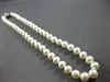 LARGE & LONG AAA TAHITIAN PEARL 14KT WHITE GOLD CLASSIC 9MM LOVE NECKLACE #27949