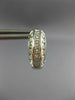 ESTATE WIDE 1.30CT DIAMOND 14K WHITE GOLD CLASSIC MULTI ROW HUGGIE EARRINGS #679