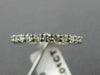 ESTATE 1.01CT DIAMOND 14KT WHITE GOLD SHARED PRONG ETERNITY WEDDING RING #25531