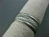 ESTATE WIDE 14K WHITE GOLD FILIGREE ROPE DESIGN MENS WEDDING RING BEAUTIFUL 1210