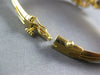 ANTIQUE 7.24CT DIAMOND & AAA EMERALD RUBY & ONYX 18K 2 TONE GOLD BANGLE BRACELET