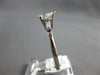 .56CT DIAMOND 14KT WHITE GOLD 3D PEAR SHAPE & BAGUETTE 3 STONE ENGAGEMENT RING
