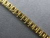 ESTATE 3.04CT DIAMOND 14KT YELLOW GOLD 3D CLASSIC ROUND CHANNEL TENNIS BRACELET