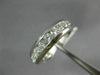 ESTATE WIDE 1CT DIAMOND PLATINUM CLASSIC SEMI ETERNITY CHANNEL ANNIVERSARY RING