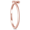 ESTATE 14KT ROSE GOLD 3D CLASSIC INFINITY AMPERSAND FUN LOVE RING