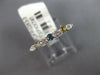 .78CT DIAMOND & AAA MULTI COLOR SAPPHIRE 18K WHITE GOLD WEDDING ANNIVERSARY RING