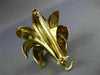 ESTATE LARGE TIFFANY & CO. 18KT YELLOW GOLD 3D CLASSIC FLOWER BROOCH PIN #26539
