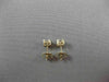 ESTATE .50CT SQUARE PRINCESS DIAMOND 14KT YELLOW GOLD STUD EARRINGS 5mm #14262