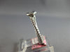 0.03CT DIAMOND 14KT WHITE GOLD CLASSIC SOLITAIRE LOVE KNOT CRISS CROSS FUN RING