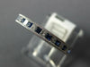 .52CT DIAMOND & AAA SAPPHIRE 18KT WHITE GOLD PRINCESS CHANNEL ANNIVERSARY RING