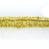 GIA LARGE 32.63CT FANCY YELLOW DIAMOND 18KT YELLOW GOLD 3D 3 ROW TENNIS BRACELET