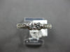 ESTATE .40CT DIAMOND 14KT WHITE GOLD 3D CLASSIC ROUND 2 STONE FILIGREE LOVE RING