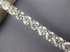 ESTATE EXTRA LARGE 22.46CT DIAMOND 14KT WHITE GOLD CLASSIC ROUND TENNIS BRACELET
