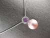 .53CT DIAMOND & AAA PINK SAPPHIRE & PINK SOUTH SEA PEARL 14KT WHITE GOLD PENDANT