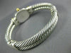LARGE DAVID YURMAN 18K YELLOW GOLD & 925 STERLING SILVER MABE PEARL WATCH #26600