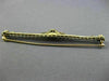 ANTIQUE LARGE .4CT OLD MINE DIAMOND 14K YELLOW GOLD FILIGREE VICTORIAN PIN 26164