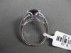 ESTATE 4.36CTW DIAMOND & AAA AMETHYST 14KT WHITE GOLD TENSION FILIGREE RING