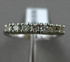 ESTATE .35CT ROUND DIAMOND 14KT WHITE GOLD 3D CLASSIC 7 STONE ANNIVERSARY RING