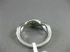ESTATE .54CT DIAMOND 14KT WHITE GOLD 3D TWO STONE CRISS CROSS INFINITY LOVE RING