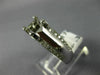 ESTATE .30CT DIAMOND 14K WHITE GOLD 3D TENSION SEMI MOUNT ENGAGEMENT RING #16097