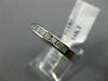 ESTATE .36CT DIAMOND 14KT WHITE GOLD 3D ETERNITY WEDDING ANNIVERSARY RING #1183
