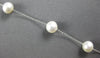 ESTATE AAA SOUTH SEA PEARL 14KT WHITE GOLD 3D CLASSIC 7MM FUN LOVE BRACELET
