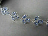 ANTIQUE 14KT WHITE 8.81CTW DIAMOND & TANZANITE BRACELET