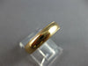 ESTATE SOLID 14KT YELLOW GOLD 4.5MM COMFORT FIT MILGRAIN ANNIVERSARY RING #27595