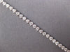 ESTATE 1.0CT DIAMOND 14KT WHITE GOLD 3D CLASSIC 2MM LOVE TENNIS BRACELET