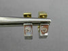 ESTATE .25CT DIAMOND 14K WHITE & YELLOW GOLD CLASSIC HUGGIE HOOP EARRINGS #6236