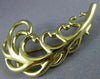ESTATE LARGE TIFFANY & CO. 18K YELLOW GOLD CLASSIC FEATHER LEAF BROOCH PIN 26542