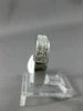 ESTATE WIDE 1CT PRINCESS DIAMOND 14KT WHITE GOLD 2 ROW WEDDING ANNIVERSARY RING