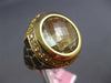 LARGE 8.90CT DIAMOND & AAA GREEN AMETHYST & ENAMEL 14KT YELLOW GOLD PANTHER RING