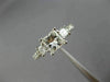 ESTATE GIA .70CT ROUND PRINCESS DIAMOND 14K WHITE GOLD 3 STONE LUCIDA RING 25519