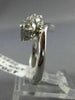 ESTATE LARGE 1.10CT DIAMOND 14KT WHITE GOLD 3D GRADUATING ANNIVERSARY RING 17790