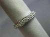 ESTATE .77CT DIAMOND 14KT WHITE GOLD 3D SEMI ETERNITY WEDDIING ANNIVERSARY RING
