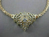 ESTATE 1.25CTW DIAMOND 14KT YELLOW GOLD FLAT WOVEN NECKLACE 16.50" ITALY #2618