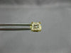 ESTATE .70CT PRINCESS CUT DIAMOND 14K YELLOW GOLD 3D SQUARE STUD EARRINGS #14261