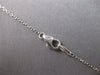 ESTATE .50CT DIAMOND 14KT WHITE GOLD CLASSIC ROUND BY THE YARD 18" LOVE NECKLACE