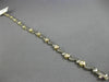 ESTATE .70CT DIAMOND 14KT WHITE & YELLOW GOLD ETOILE WAVE TENNIS BRACELET #5139
