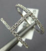 ESTATE .41CT DIAMOND 18KT WHITE GOLD 3D 2 ROW CLASSIC BAR RING