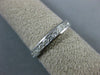 ESTATE LARGE 1.0CT DIAMOND 14KT WHITE GOLD 3D CHANNEL ETERNITY ANNIVERSARY RING