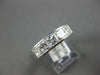 LARGE 2.0CT DIAMOND 14KT WHITE GOLD 3D PRINCESS 5 STONE CHANNEL ANNIVERSARY RING