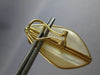 EXTRA LARGE .14CT DIAMOND & AAA PEARL 14K 2 TONE GOLD 3D HANGING EARRINGS #27898
