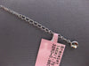 ESTATE .98CT DIAMOND 14KT WHITE GOLD 3D CLASSIC ADJUSTABLE TENNIS BRACELET