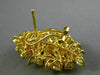 ESTATE EXTRA LARGE 9.32CT FANCY YELLOW DIAMOND 18KT YELLOW GOLD CLIP ON EARRINGS