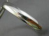 ESTATE WIDE 14KT WHITE GOLD 3D CLASSIC HANDCRAFTED 8MM BANGLE BRACELET #26198