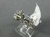.82CT DIAMOND 14K WHITE GOLD CLASSIC 2 ROW ROUND SEMI MOUNT ENGAGEMENT RING 1273